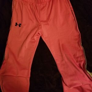 Under Armour pink/black pants
